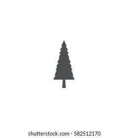 pine tree icon. sign design