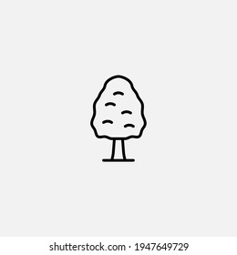 Pine tree icon sign vector,Symbol, logo illustration for web and mobile