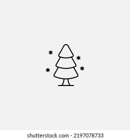 Kiefernbaumsymbol, Vektorsymbol, Symbol, Logo-Illustration für Web und Mobile