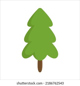 pine tree icon vector illustration on white background