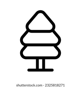 Pine Tree Icon Vector Symbol Design Illustration