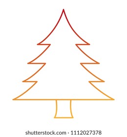 pine tree isolated icon