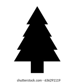 pine tree isolated icon