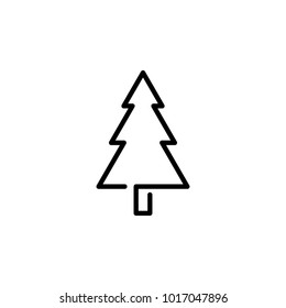 Pine Tree Lineart Logo