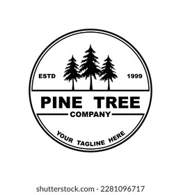 Pine tree Logo design inspiration