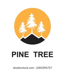 Pine tree Logo design inspiration
