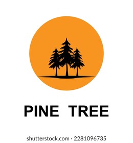 Inspiration für das Design des Pine-Baum-Logos