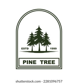 Pine tree Logo design inspiration
