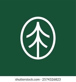 Pine tree logo design inspiration vector template, Nature trees vector illustration logo design.