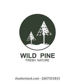 Pine tree Logo design inspiration
