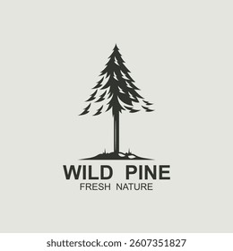 Pine tree Logo design inspiration
