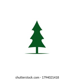 Pine tree logo design symbol vector template