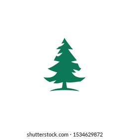 pine tree logo illustration vector design