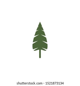 Pine tree logo ilustration vector design