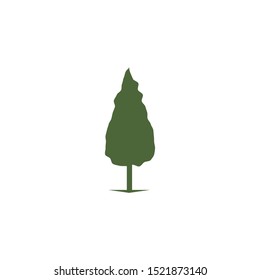 Pine tree logo ilustration vector design