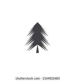 Pine tree logo ilustration vector design