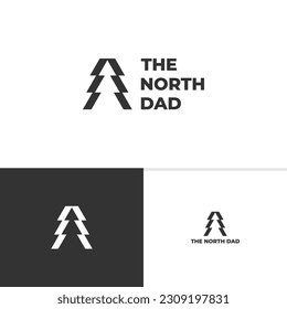 Pine tree logo template, Creative Pine logo design vector, Pine logo concept