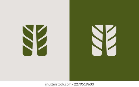 Logotipo de árbol de pino. Símbolo universal creativo premium. Ilustración vectorial. Plantilla de diseño Mínimo Creativo. Símbolo de identidad empresarial