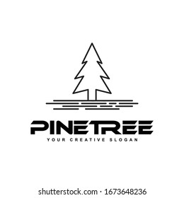 Pine Tree Logo, Pine Tree Logo Vector