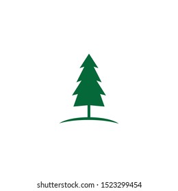 pine tree logo vector illustration