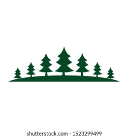 pine tree logo vector illustration