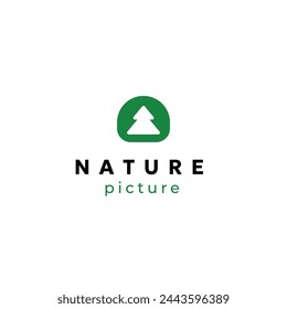 Pine Tree Nature Logo Design