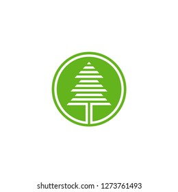 pine tree nature logo modern vector icon download