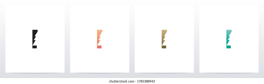 Pine Tree On Letter Logo Design I