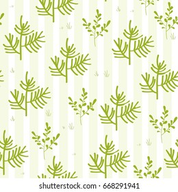 Pine tree pattern. Simple illustration of pine tree for web or wallpapers.