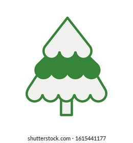 pine tree plant forest isolated icon vector illustration design