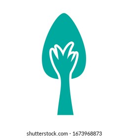 pine tree plant forest silhouette style icon vector illustration design