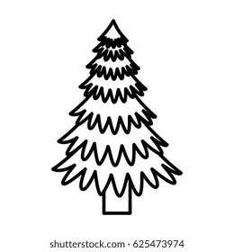 pine tree plant icon