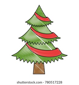 pine tree plant icon