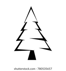 pine tree plant icon