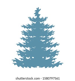 pine tree plant isolated icon vector illustration design