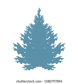 pine tree plant isolated icon vector illustration design