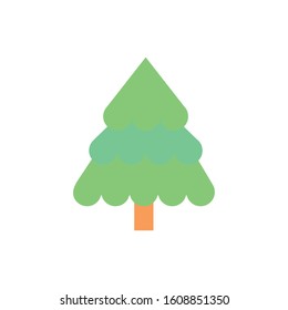 pine tree plant isolated icon vector illustration design