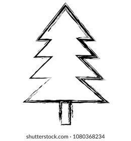 pine tree plant natural icon
