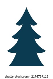 pine tree plant silhouette icon