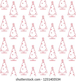 pine tree star ball christmas decoration background