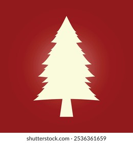 Pine tree trendy artwork delightful abstract vector illustration colorful useful design.eps