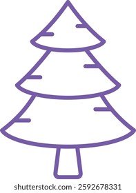 Pine Tree vector icon. Can be used for printing, mobile and web applications.