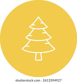 Pine Tree vector icon. Can be used for printing, mobile and web applications.