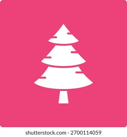 Pine Tree vector icon. Can be used for printing, mobile and web applications.