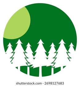pine tree vector illustration icon