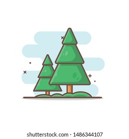pine tree vector illustration,eps 10