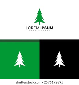 pine tree vector logo, for pine tree plantation companies and other companies. Thank You