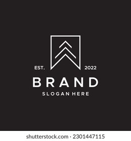 Pine tree,evergreen and mountain vintage logo.Logo for adventurer, camping, nature, badge and business.