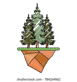 pine trees design
