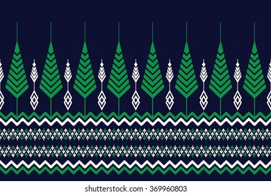 Pine Trees pattern design for background or wallpaper.